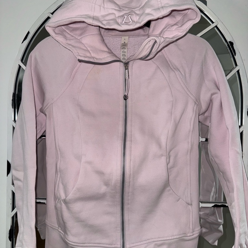 Lululemon Light Pink Scuba Hoodie